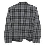 PENDLETON Womens Black & Grey Check Wool Button Jacket M Woven Classic