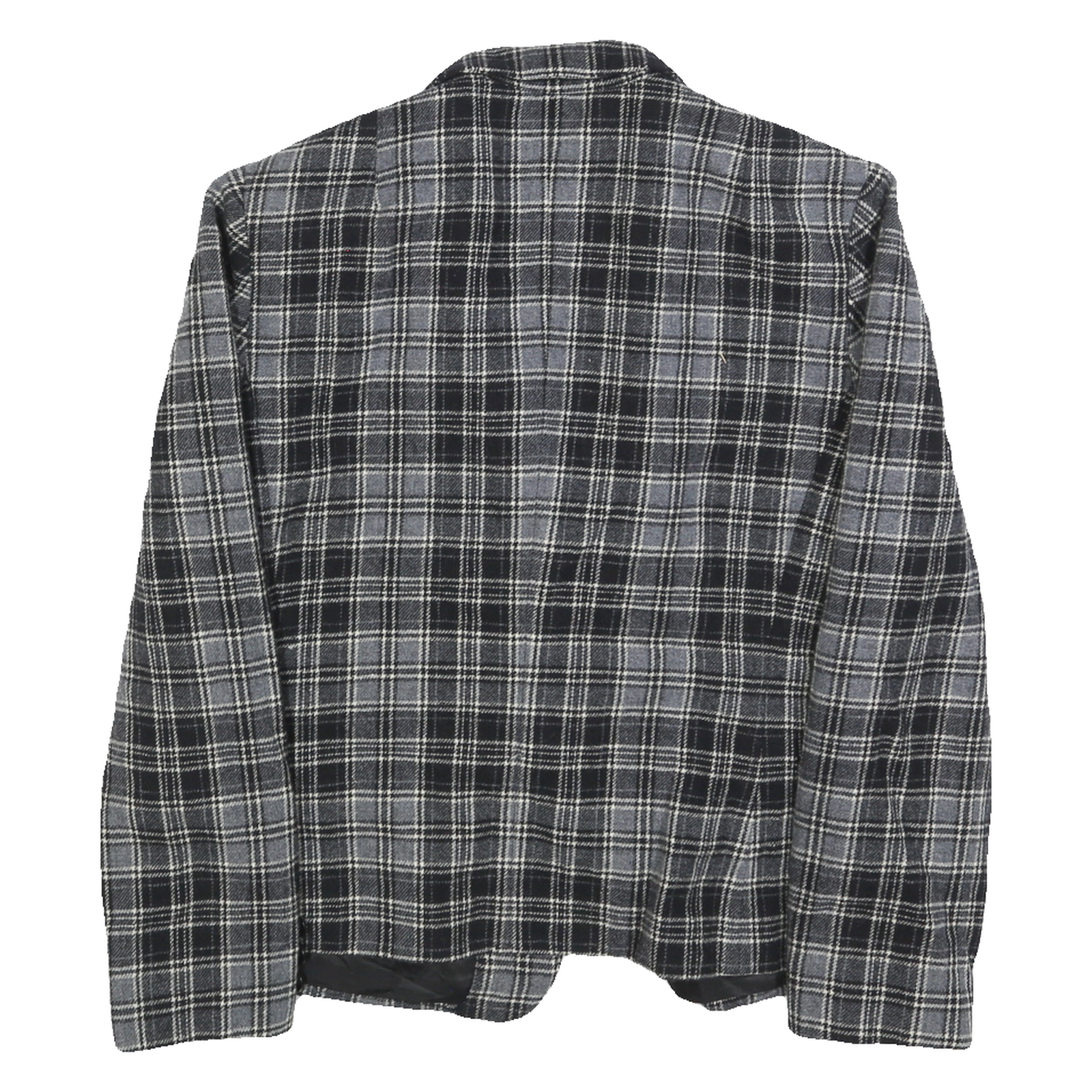 PENDLETON Womens Black & Grey Check Wool Button Jacket M Woven Classic