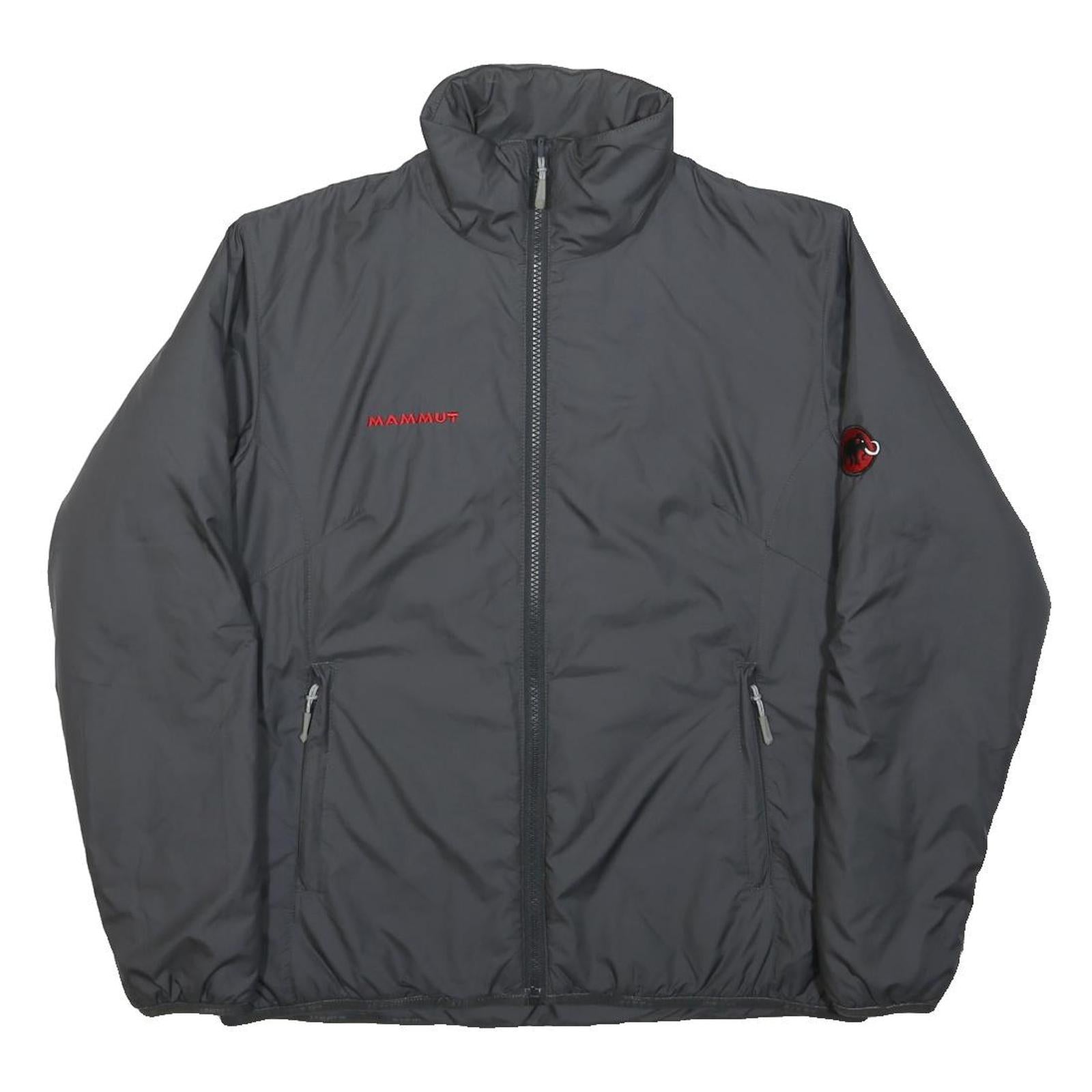 MAMMUT Womens Black Jacket S Polyester Zip Outdoor Lightweight Logo