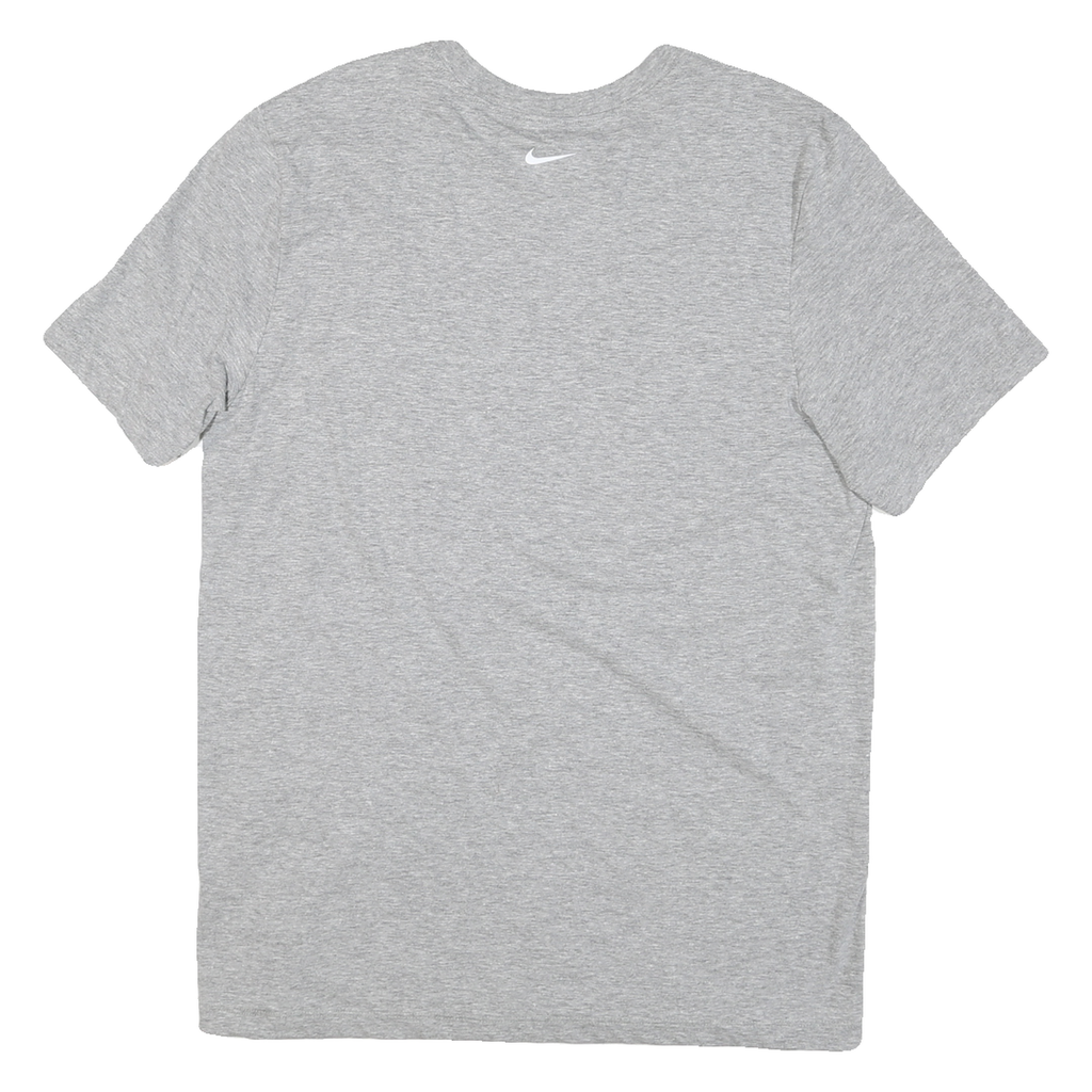 NIKE Mens Grey Bellarmine Equipment Issued Graphic T-Shirt M Short Sleeve Crew