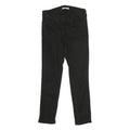 LEVI'S Mens Cotton Black Slim Skinny Trousers W28 L24 Zip Closure