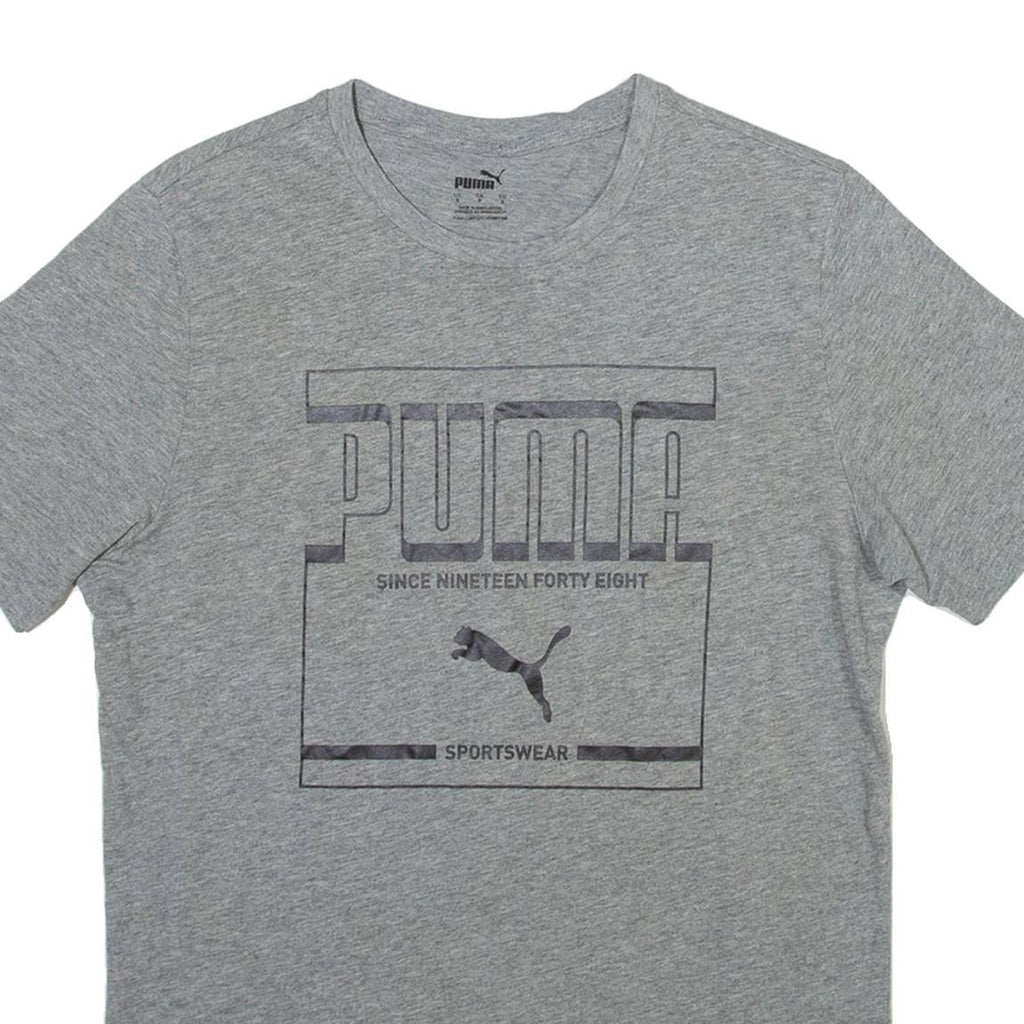 PUMA Mens T-Shirt Grey S