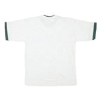 Mens White & Green Graphic T-Shirt M Short Sleeve Crew Neck Niagara Falls Canada