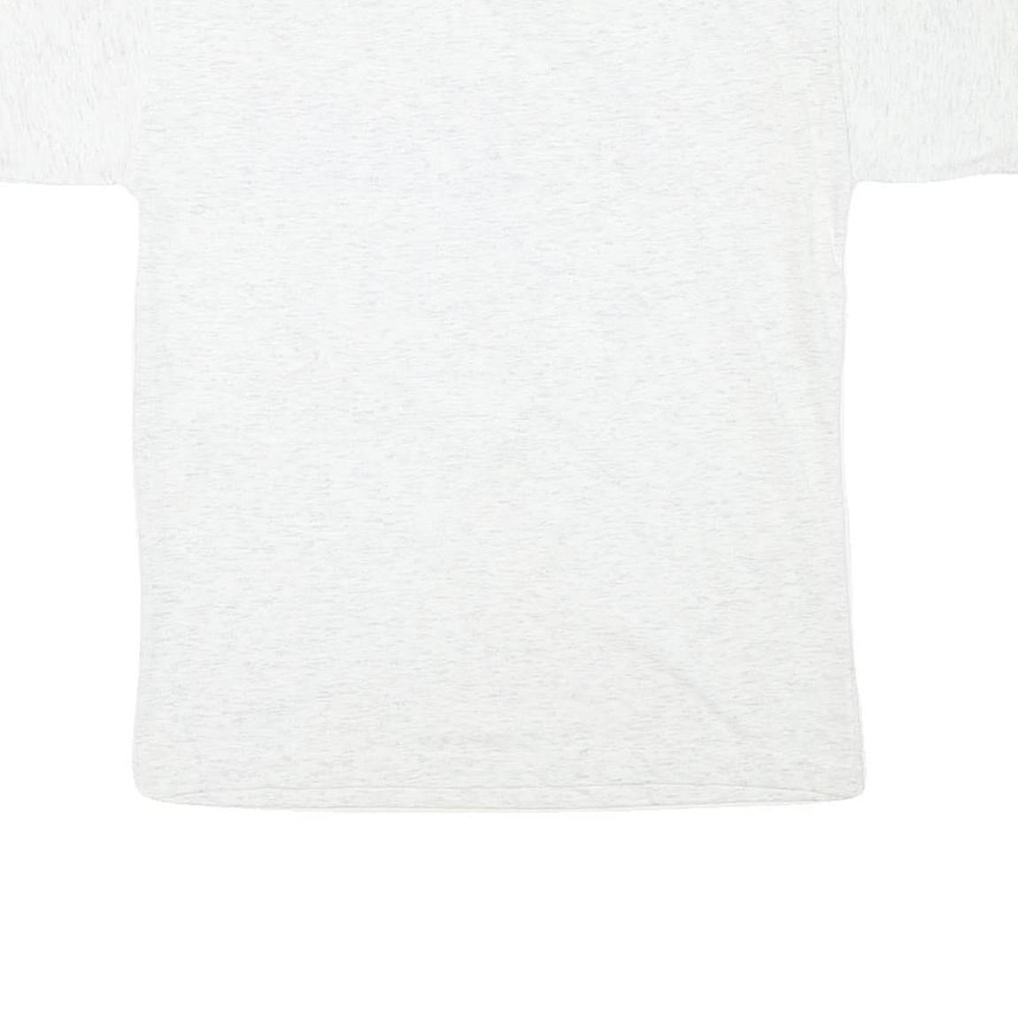 Mens White & Green Graphic T-Shirt M Short Sleeve Crew Neck Niagara Falls Canada