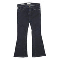 ELIZABEH AND JAME TEXTILE Womens Jeans Blue Relaxed Flared Denim Dark W30 L30