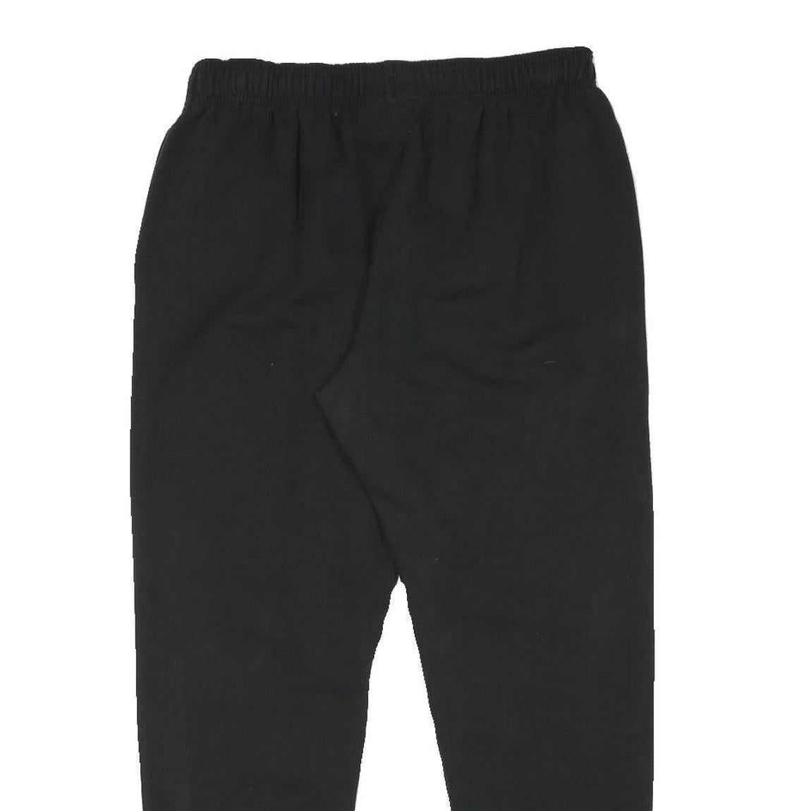 CHAMPION Mens Joggers Black L W28 L27 Slim Tapered Cotton Blend Casual