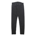 LEVI'S 512 Tapered Mens Jeans Black Slim Tapered Denim Dark W30 L29 Zip