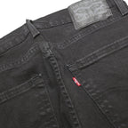 LEVI'S 512 Tapered Mens Jeans Black Slim Tapered Denim Dark W30 L29 Zip