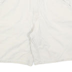 CARHARTT Mens Shorts White Casual Cotton Blend M W31 Workwear Pockets