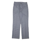 WRANGLER Mens Polyester Blend Blue Regular Straight Trousers W30 L31 Classic Zip