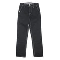 FIVE STAR Womens Regular Black Jeans Cotton Blend W28 L31 Button Pockets