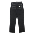 FIVE STAR Womens Regular Black Jeans Cotton Blend W28 L31 Button Pockets