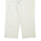 FADED GLORY Womens Shorts White Casual L W32 Cotton Blend Button Pocket