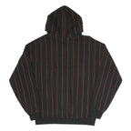FSBN Mens Black & Red Pinstripe Loyalty Pullover Hoodie M Casual Streetwear