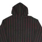 FSBN Mens Black & Red Pinstripe Loyalty Pullover Hoodie M Casual Streetwear