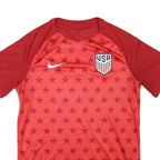 NIKE Mens Red USA Graphic T-Shirt S Short Sleeve Crew Neck Sports
