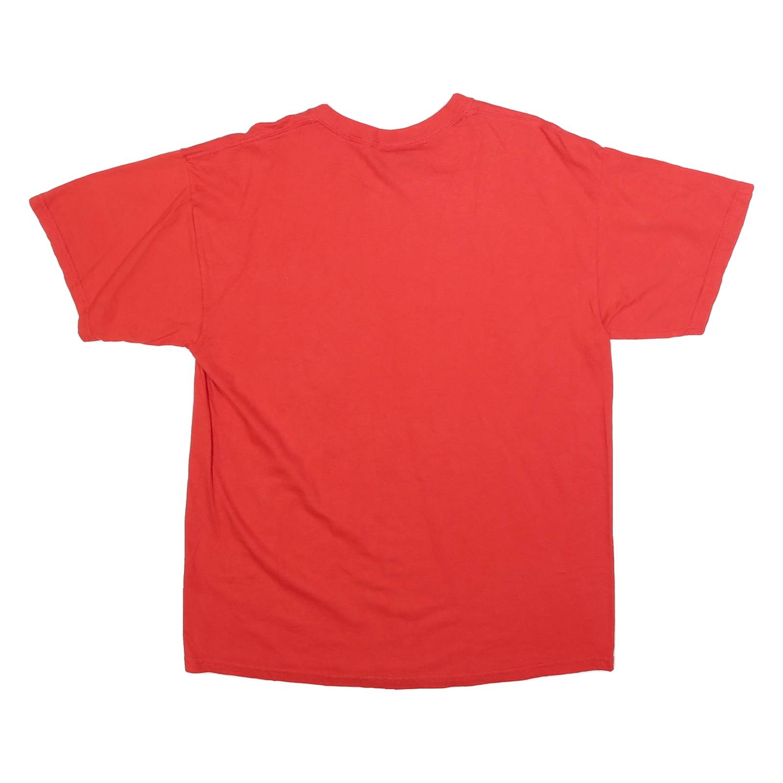 MV SPORT Mens Red Winston-Salem State University Graphic T-Shirt L Short Sleeve