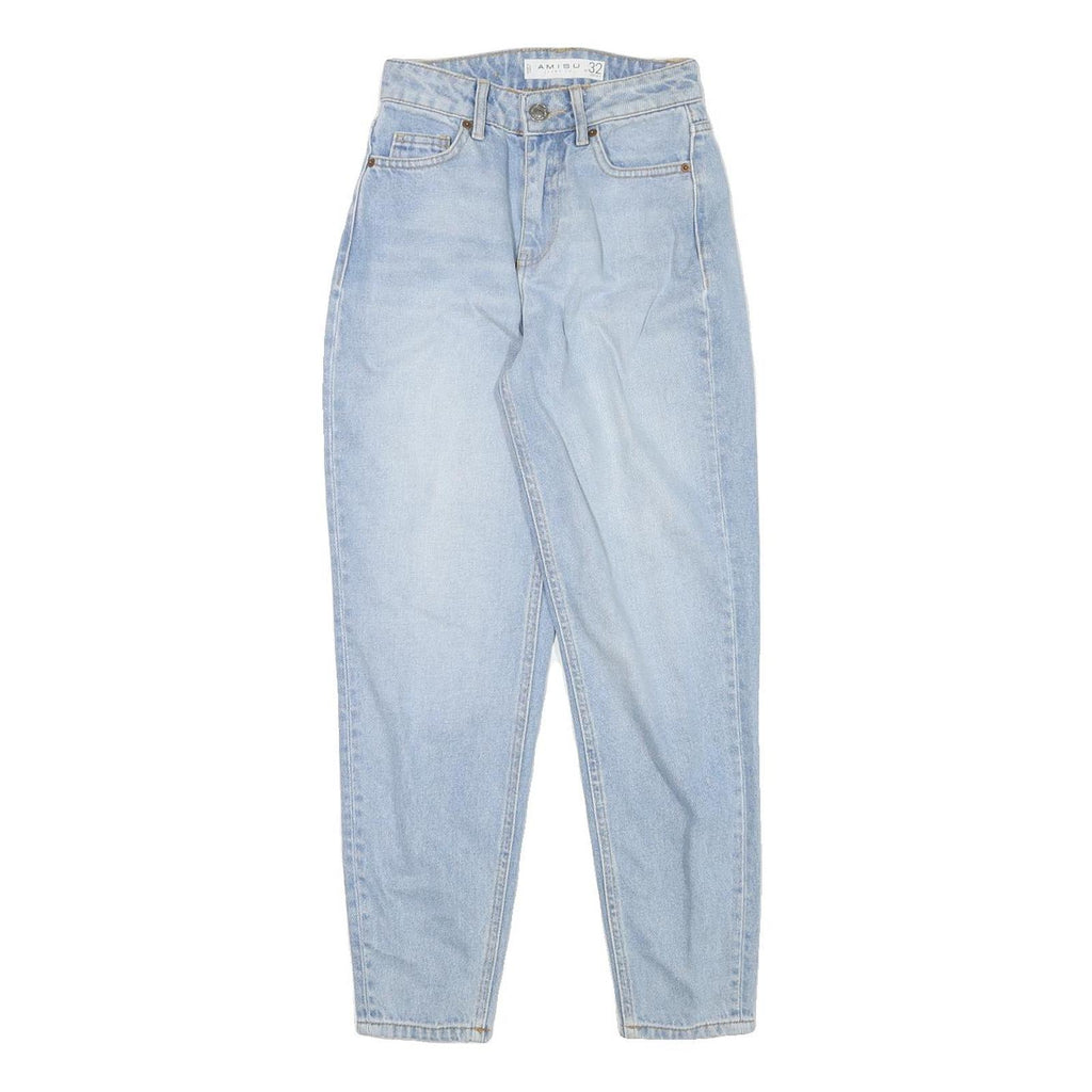 AMISU Womens Jeans Blue Slim Slim Denim Light W22 L27 Stylish Casual Wear