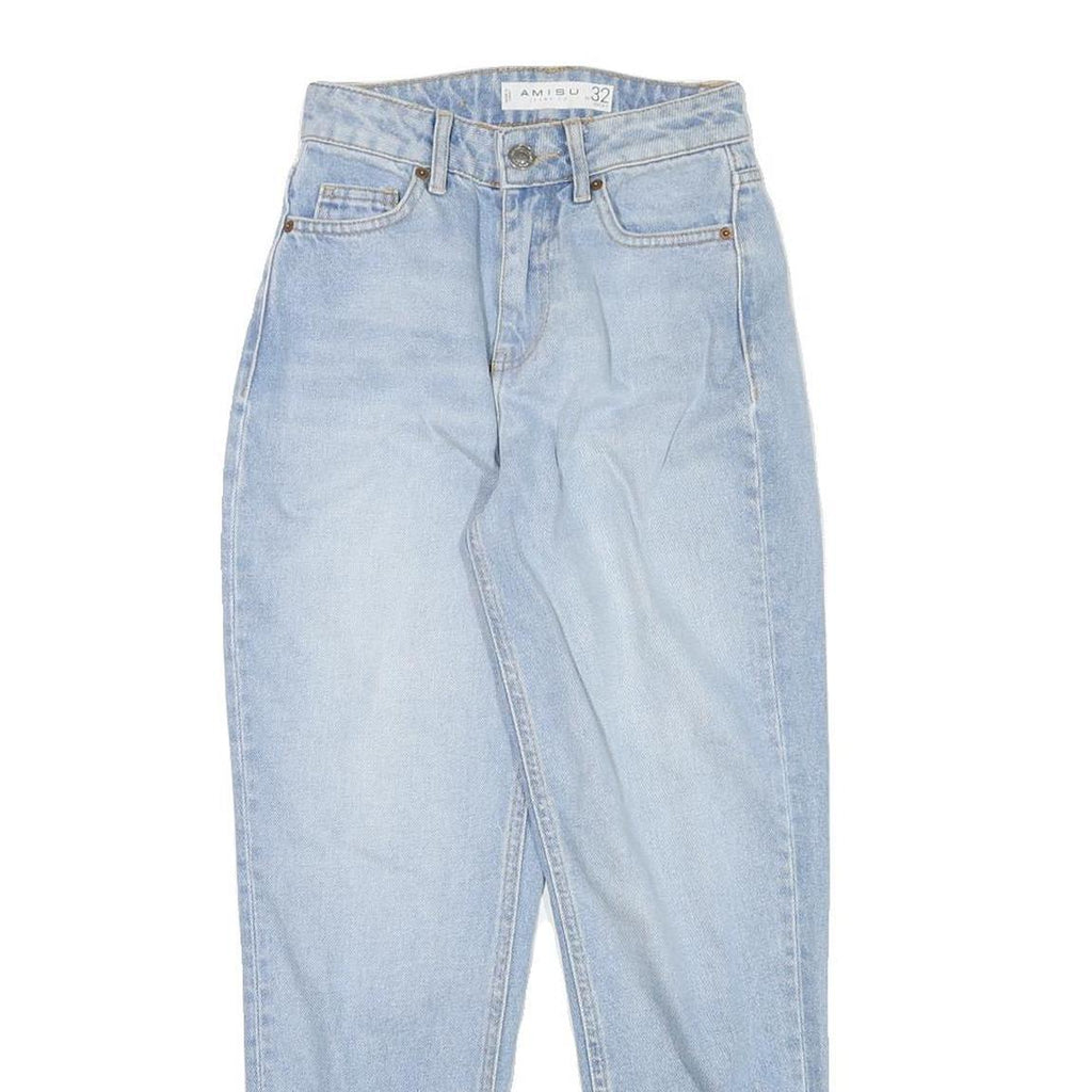 AMISU Womens Jeans Blue Slim Slim Denim Light W22 L27 Stylish Casual Wear