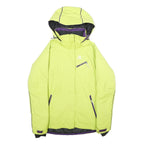 SALOMON Womens Yellow Jacket S Polyester Zip Hooded Plain Outdoor Winter