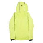 SALOMON Womens Yellow Jacket S Polyester Zip Hooded Plain Outdoor Winter