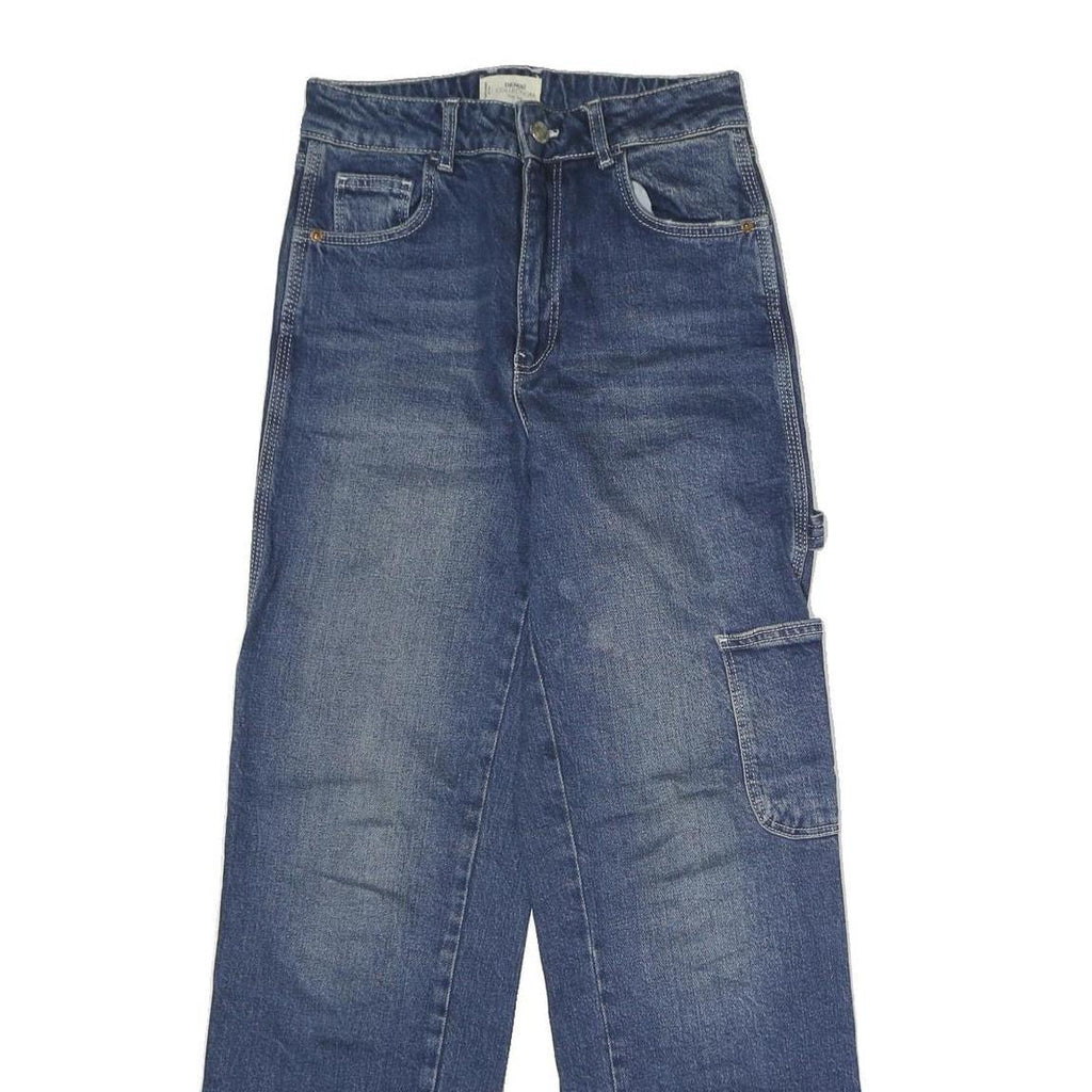 TALLY WEIJL Womens Blue Regular Straight Denim Medium W26 L28 Casual Workwear