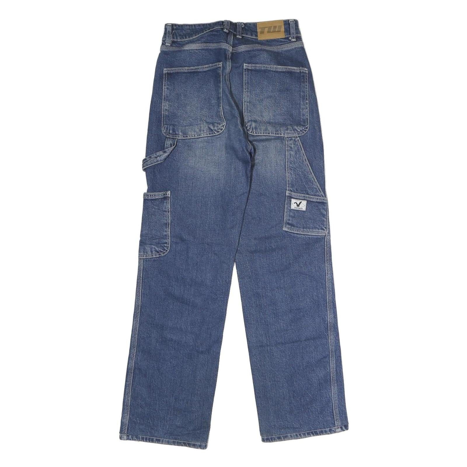 TALLY WEIJL Womens Blue Regular Straight Denim Medium W26 L28 Casual Workwear