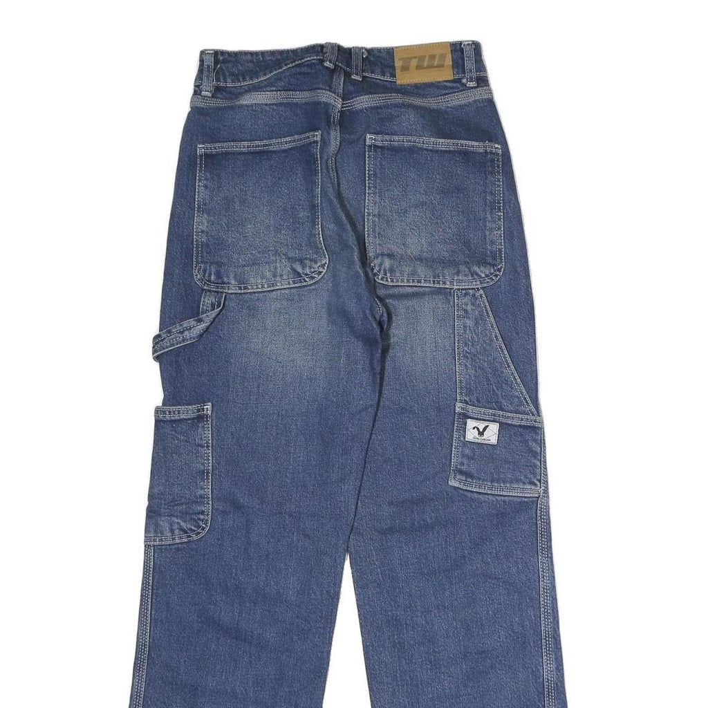 TALLY WEIJL Womens Blue Regular Straight Denim Medium W26 L28 Casual Workwear