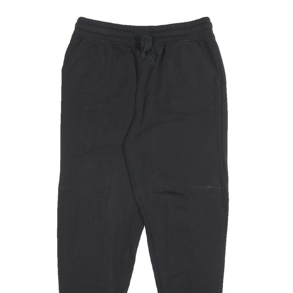 FAT FACE Womens Joggers Black Slim Tapered UK 10 W27 L28 Soft Comfort Casual