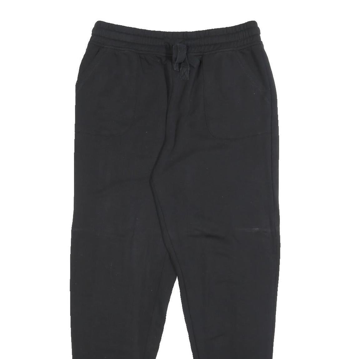 FAT FACE Womens Joggers Black Slim Tapered UK 10 W27 L28 Soft Comfort Casual