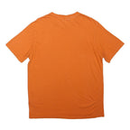 FILA Mens Orange Logo Graphic T-Shirt M Short Sleeve Crew Neck Casual