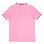 REEBOK Mens Pink Short Sleeve Plain Polo Shirt M Casual Cotton Summer