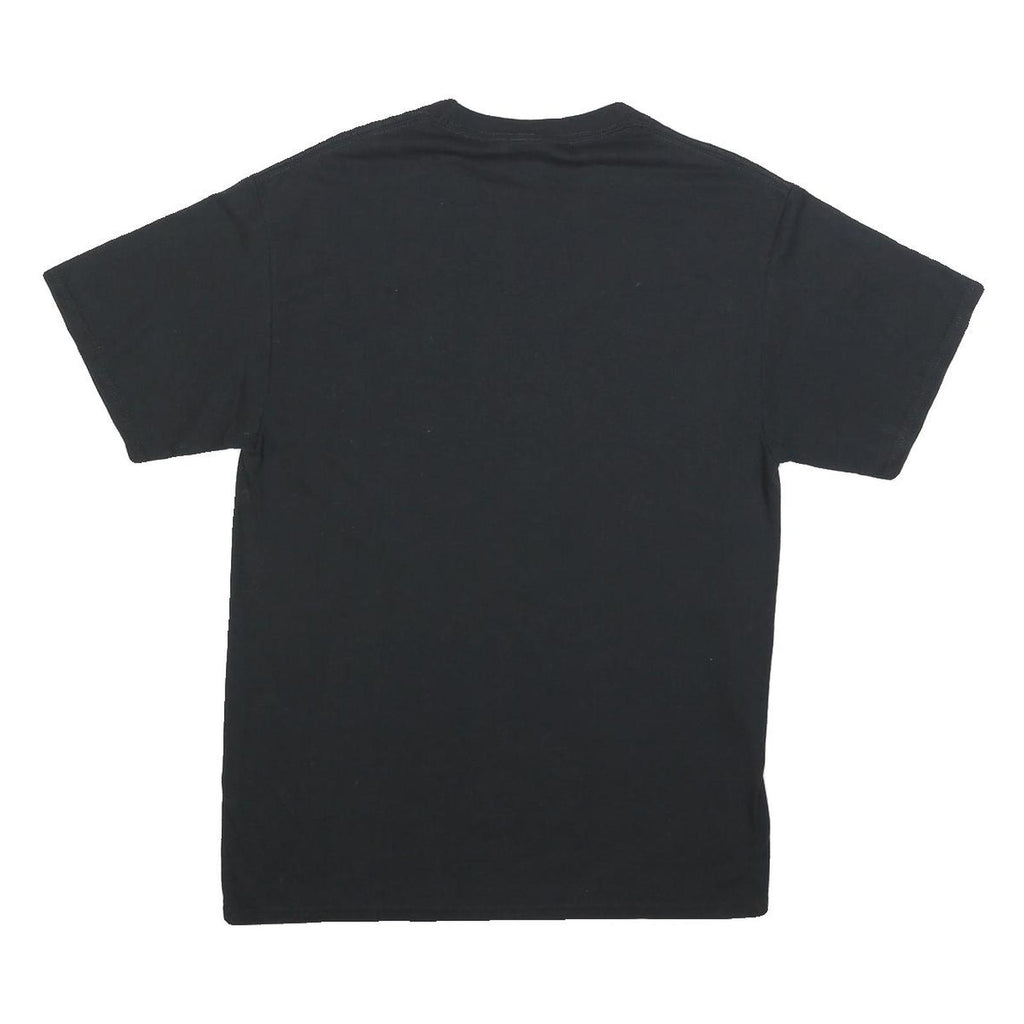 PORT & COMPANY Mens Black Cheyenne Mountain Football Graphic T-Shirt M Crew Neck