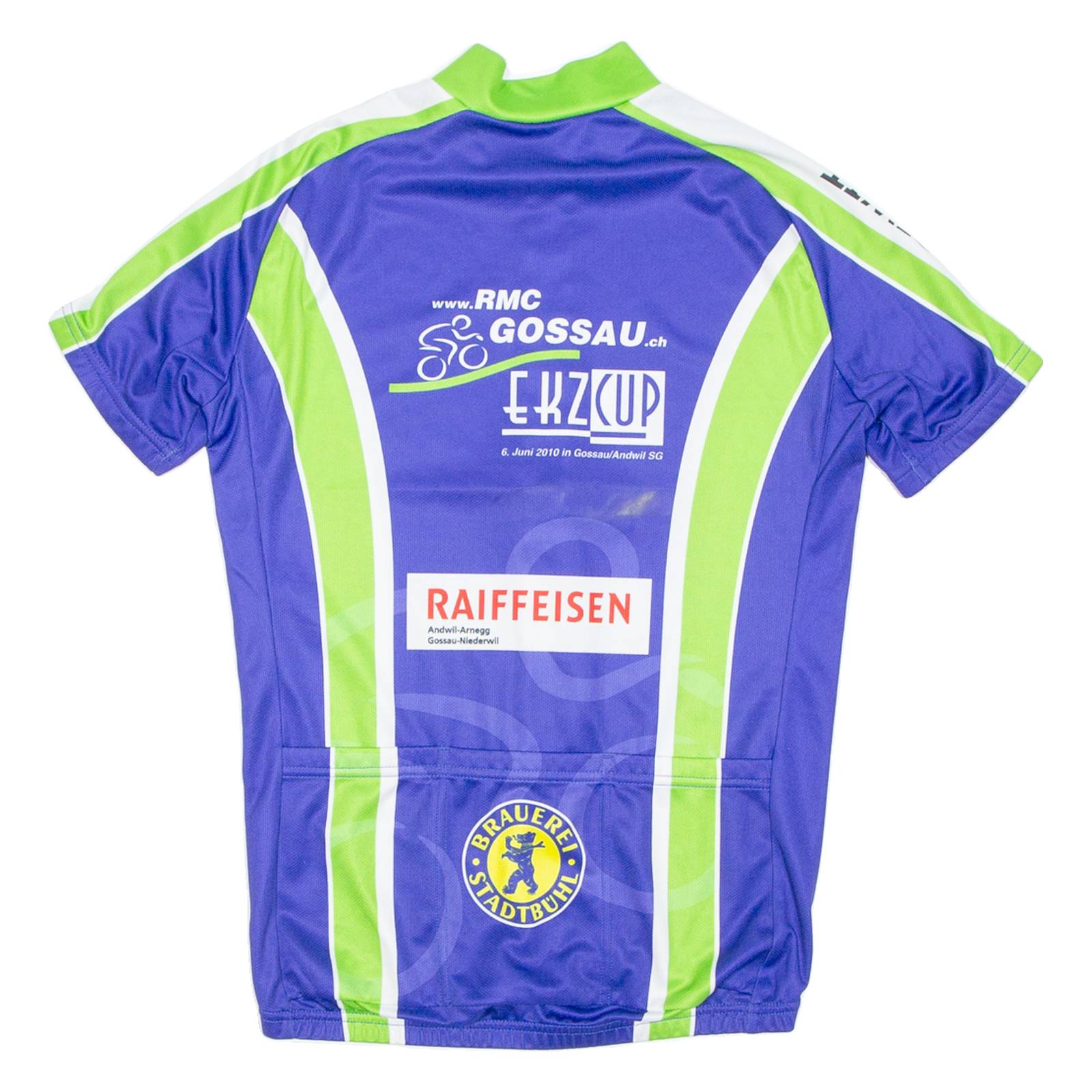 Cycling Mens Jersey Blue 1/2 Zip XS