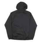 ADIDAS Mens Black Yellow Track Jacket M Polyester Plain Zip Hooded