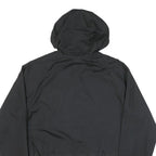 ADIDAS Mens Black Yellow Track Jacket M Polyester Plain Zip Hooded