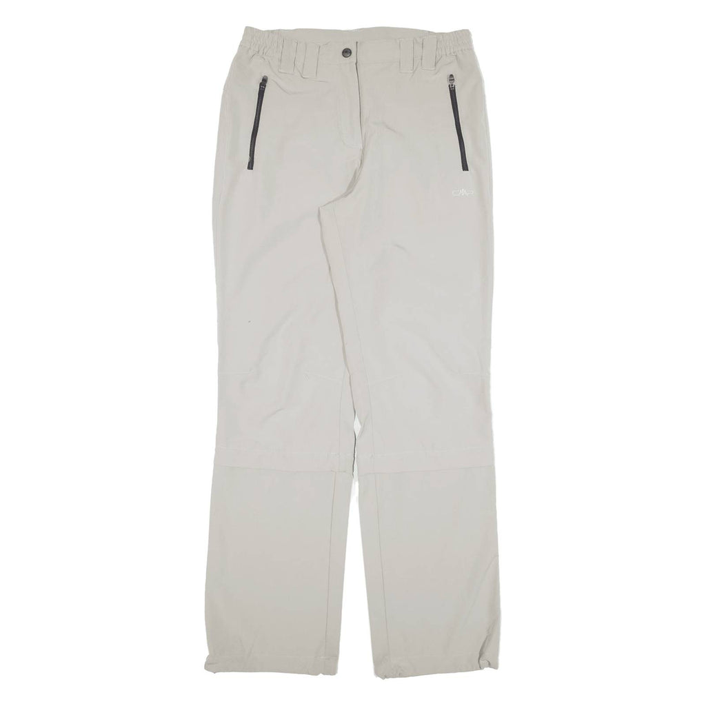 CMP Zip-off Womens Trousers Grey Regular Straight W29 L30