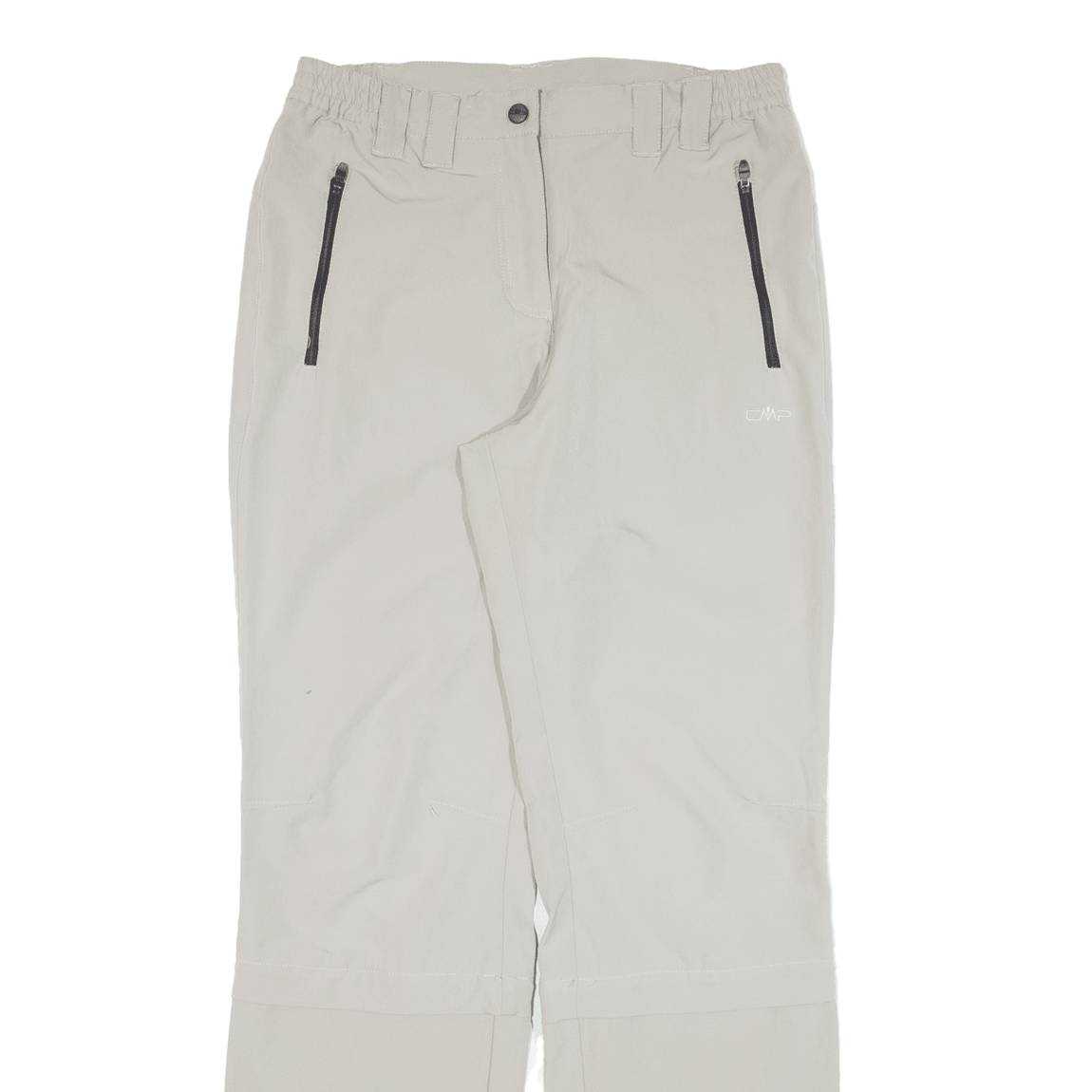 CMP Zip-off Womens Trousers Grey Regular Straight W29 L30