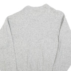 FASHION COLLECTION Mens Grey Beige Green Patterned Jumper Crew Neck Basic Knit M