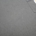 CARHARTT Mens Black T-Shirt L Short Sleeve Crew Neck Pocket Polyester Blend
