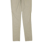 DICKIES Womens Regular Fit Beige Trousers W28 L32 Straight Cotton Blend Zip