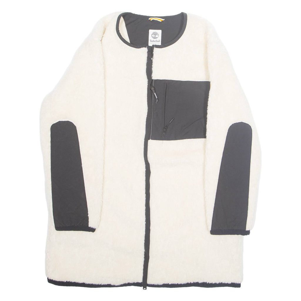 TIMBERLAND Womens Fleece Jacket Cream S