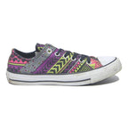 CONVERSE Womens Low Top Trainers Canvas UK 5 Multicolour Aztec Print