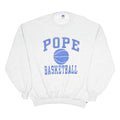 RUSSELL ATHLETIC Mens Grey Pope Basketball Crew Neck XL Cotton Blend Sweatshirt