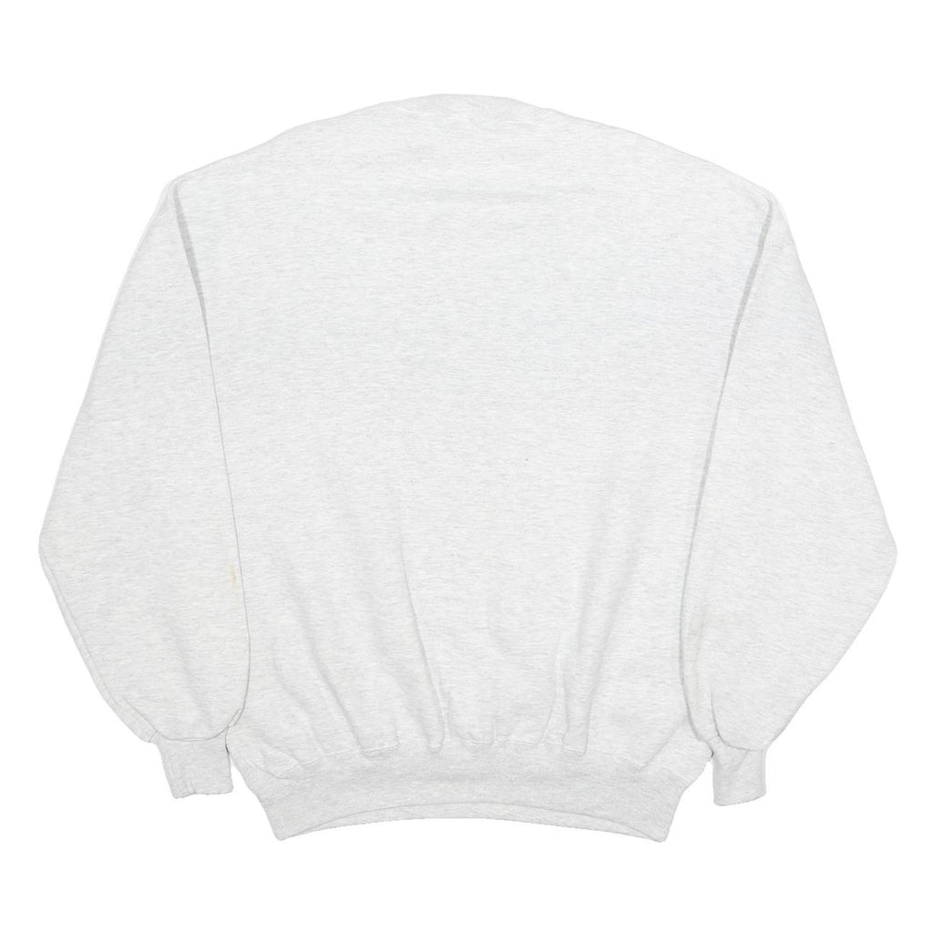 RUSSELL ATHLETIC Mens Grey Pope Basketball Crew Neck XL Cotton Blend Sweatshirt