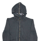JUCY COUTURE Womens Black Hoodie Full Zip S