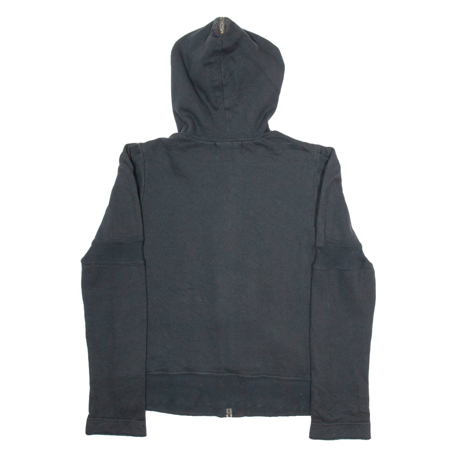 JUCY COUTURE Womens Black Hoodie Full Zip S