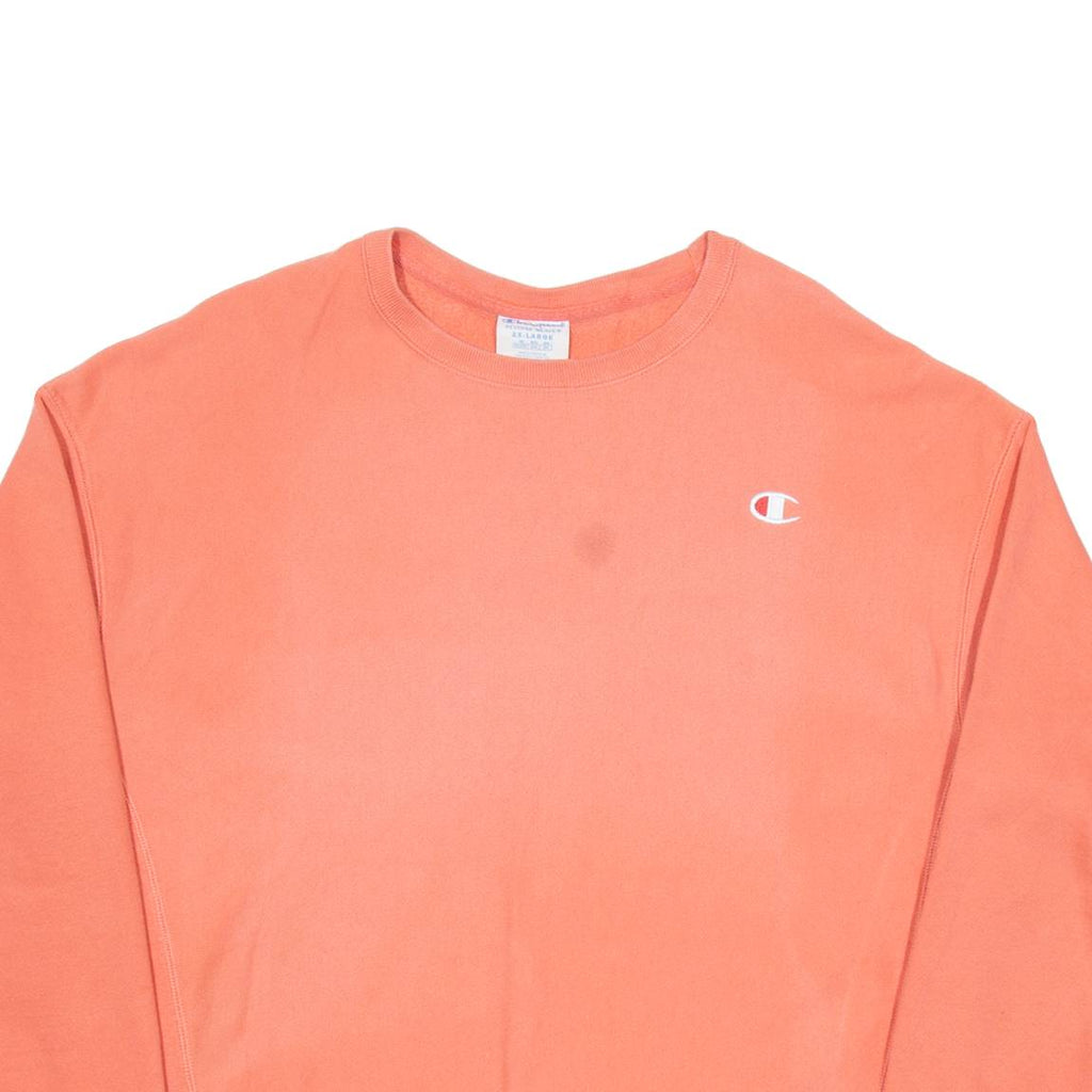 CHAMPION Womens Sweatshirt Pink 2XL