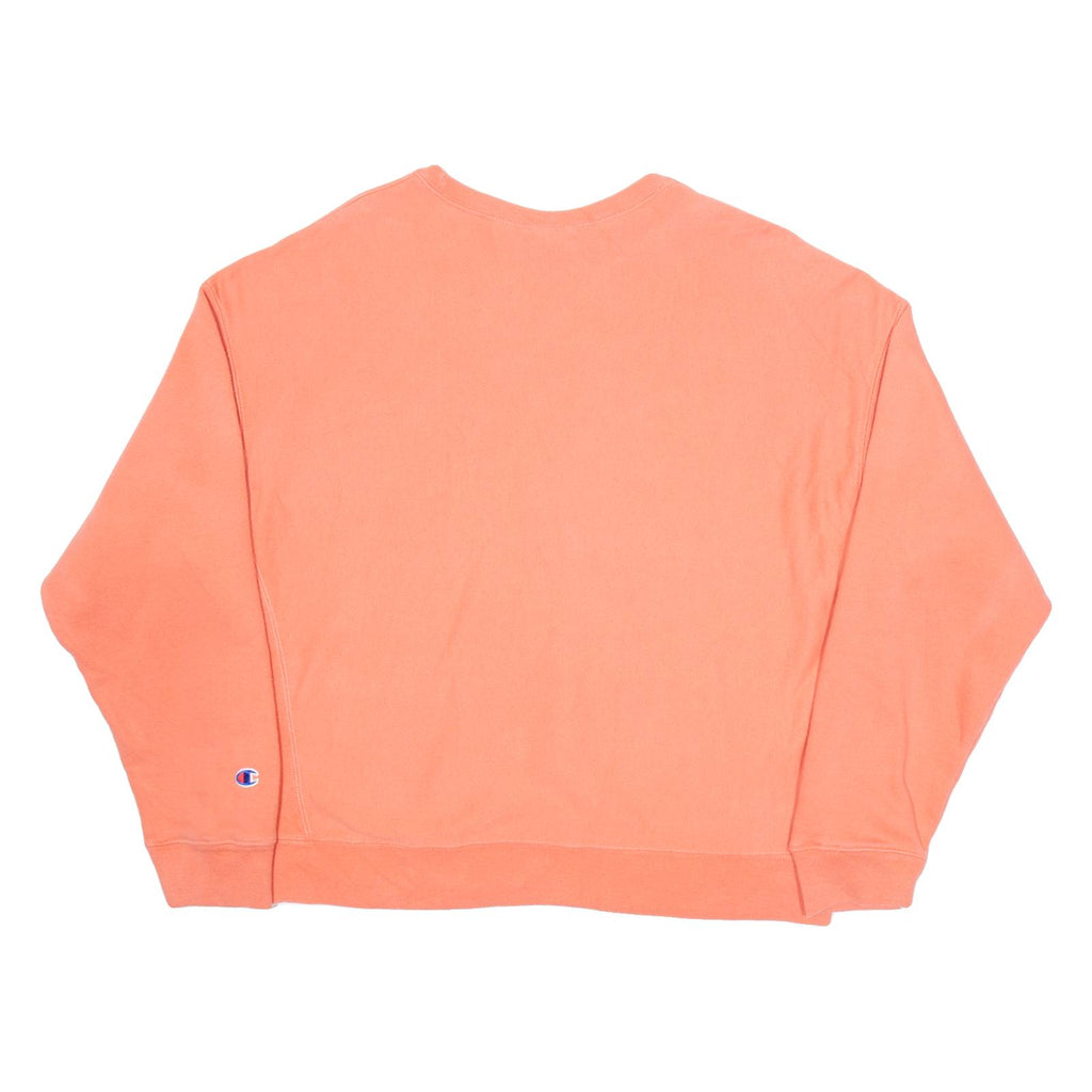 CHAMPION Womens Sweatshirt Pink 2XL