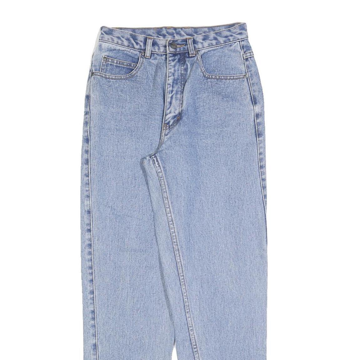 TEDDYS Womens Jeans Blue Regular Straight Denim Light W25 L30 Classic Fit